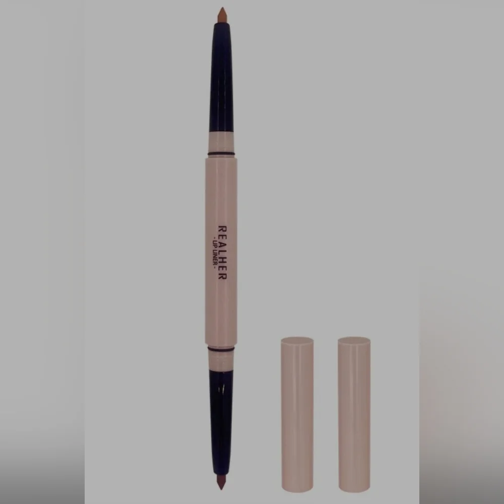 REALHER Elegant Charm Lip Liner Duo Double Ended Neutral Pink NIB Sealed